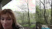 Public Agent - Very nice natural tits, I took her to a public stairwell to fuck her