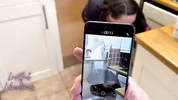 Caught filming stepmoms down blouse