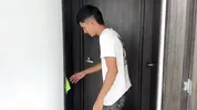 Mi little Indian stepsister surprises me masturbating in her panties, asks me to fuck her in exchange for not saying anything to our stepparents