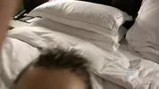 POV - After a blowjob in the bath, Lana Rhoades takes your hard dick between her feet and strokes you off good.