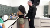 I get home from work and bang my girlfriend against the kitchen counter before she finishes making dinner - Milla Ferrazo