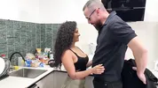 I get home from work and bang my girlfriend against the kitchen counter before she finishes making dinner - Milla Ferrazo