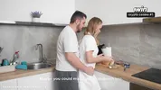 Stepsis running late for class, but her dripping pussy still needs my dick and creampie