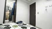 I masturbate with my stepsister's underwear while she showers and end up giving her a great fuck