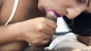 Srilanka Tight Lips Clamp Down Hard On Roving Cock & Trembling Thighs