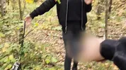 A forest whore seduced a forester with a big dick