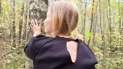 A forest whore seduced a forester with a big dick