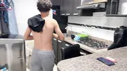 I find my stepsister alone at home and I seduce her to fuck her very rich.