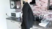 Fucking Hot Coworker in Office Kitchen - Titjob Cum On Her Big Tits