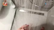 My stepsister stole my towel from the shower while I was washing