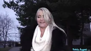 Public Agent - "Just a peek" escalates to my cock sliding in between her thick ass cheeks