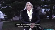 Public Agent - "Just a peek" escalates to my cock sliding in between her thick ass cheeks