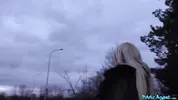 Public Agent - "Just a peek" escalates to my cock sliding in between her thick ass cheeks
