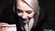 Public Agent - "Just a peek" escalates to my cock sliding in between her thick ass cheeks