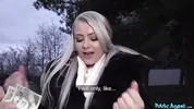 Public Agent - "Just a peek" escalates to my cock sliding in between her thick ass cheeks