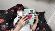 I read book for fun but then the man appear