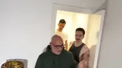 A Wild Orgy!! Everyone Wanted to Fuck Those Two Gorgeous Asses in the Room