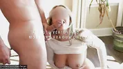 Beautiful girl with perfect natural tits fucked HARD doggystyle and dominated by muscular man