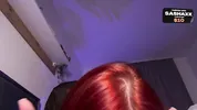 POV. VIRTUAL SEX With Big Redhead Tits - Jerk Off On My Boobs