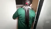 Lesbian sex with my best friend after class, how delicious I eat her puchita