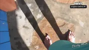 Catching my Step-Sister in the Outdoor Beach Shower Her insane body deserves HARD SEX