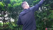 I'm working in a rich Polish woman's garden while her husband is on vacation; I'm going to fuck her in the pussy