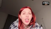 Horny Redhead Babe Relaxes After Work - POV Virtual Sex With Big Boobs