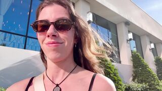 Nature Nymph Takes Vegas and a Huge Load