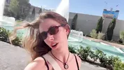 Nature Nymph Takes Vegas and a Huge Load