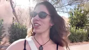 Nature Nymph Takes Vegas and a Huge Load
