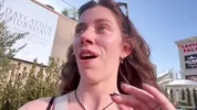 Nature Nymph Takes Vegas and a Huge Load