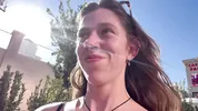 Nature Nymph Takes Vegas and a Huge Load