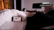 Stepsis AFTER PARTY No Panties PUSSY EXPOSED... Wakes GAGGING on BROTHER'S THROBBING COCK!