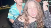 I hook up with a stranger on the street, but we get caught, so I take her back to my shared apartment to hook up with her and my friend - Monica Wild