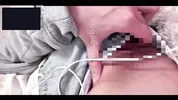 Homemade#1 Japanese babe masturbates and having phone sex with her follower.