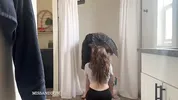 Yearning For Her Bit Clit In My Mouth So I Patiently Waited Outside The Shower