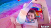 INSERTED Lucy Foxx is messy 