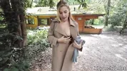 Hot Blonde Lets Me Fuck Her Tits In Public