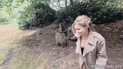 Hot Blonde Lets Me Fuck Her Tits In Public