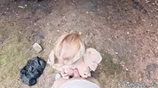 Hot Blonde Lets Me Fuck Her Tits In Public