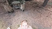 Hot Blonde Lets Me Fuck Her Tits In Public
