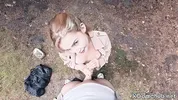 Hot Blonde Lets Me Fuck Her Tits In Public