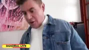 Ayda Swinger Takes Step-Daddy's Buddies Huge Cocks!