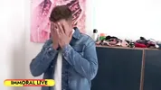 Ayda Swinger Takes Step-Daddy's Buddies Huge Cocks!