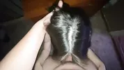 Teens fuck hard while parents watch TV - homemade porn of a real couple, POV