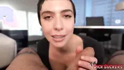 Inked Nova Flame Strokes And Sucks Landlord Enticingly