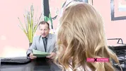 Fake boss ass fucking an aspiring secretary (short)