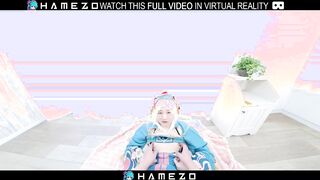 Sexy Japanese girl Mayu Kanzaki sucks cock before getting fucked hard in VR.