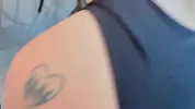 My stepsister cath me masturbating with his butt (no audio)