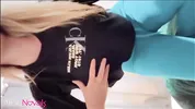 Busty blonde answers the hottest questions and shows everything they ask